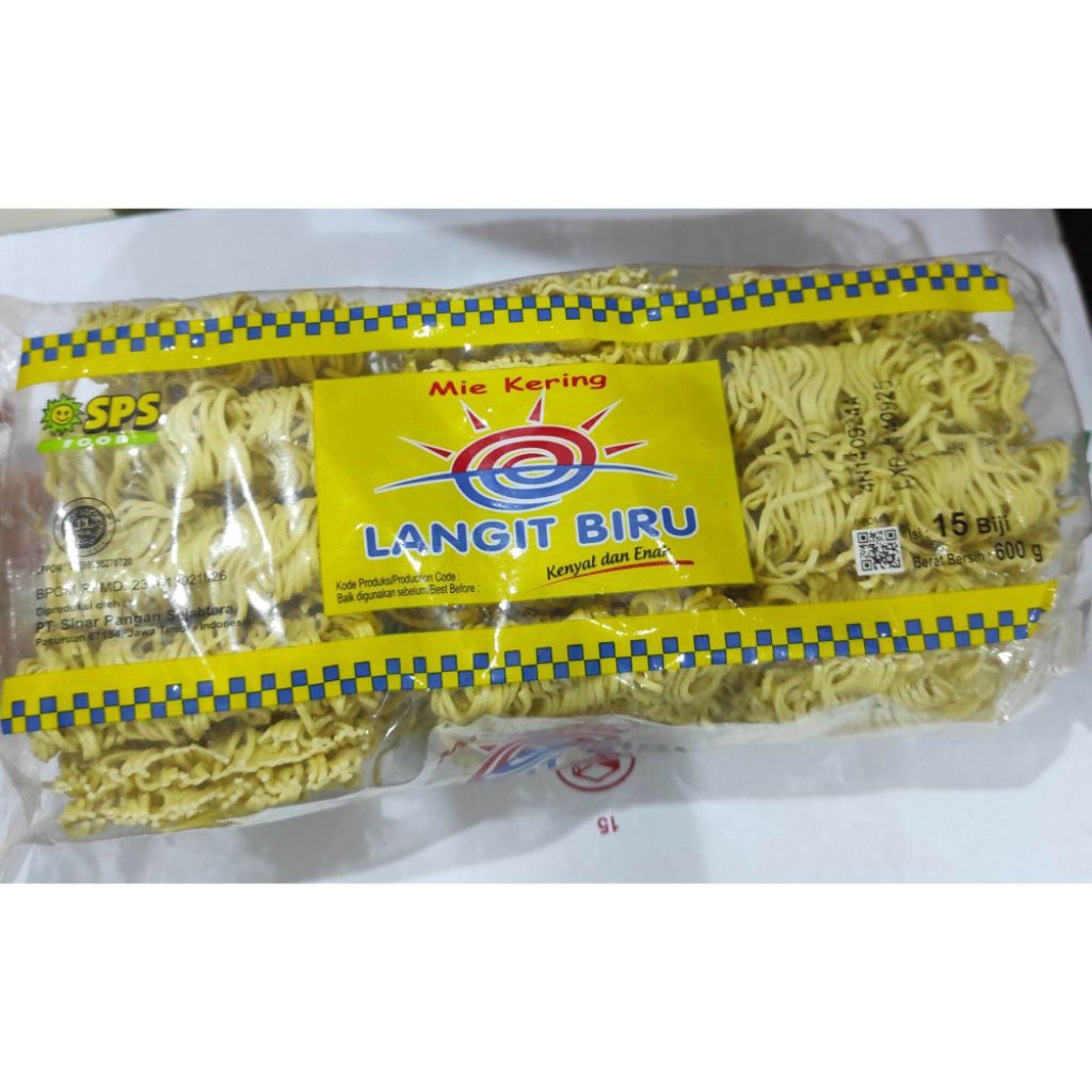 

mie langit biru 600 gram 15 pcs / pack