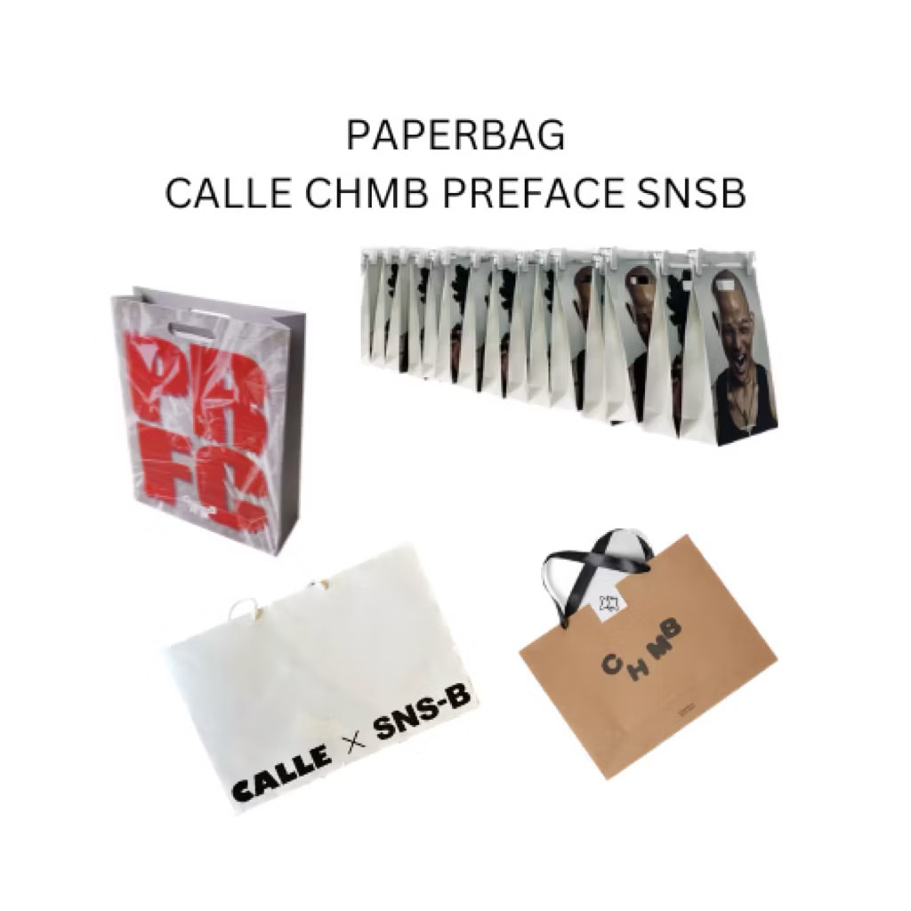 

100% Original Paperbag Brand Local CHMB // PREFACE // SNSB