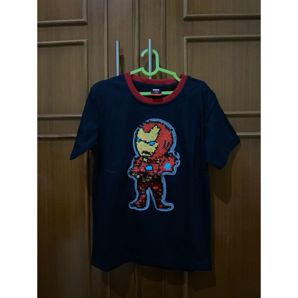 NEW kaos anak laki-laki nevada x marvel original sequin