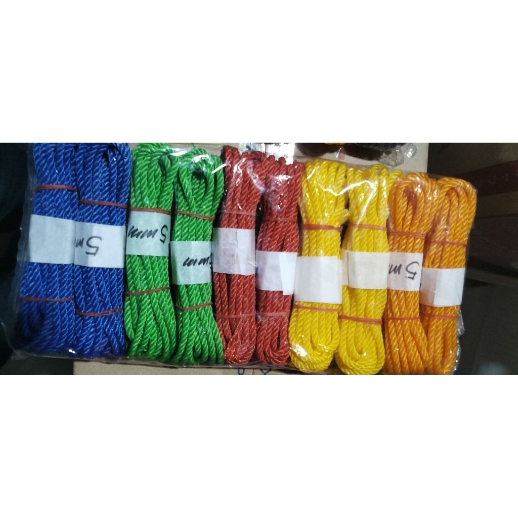 

Tali tambang ukuran 5 mm isi 10/ pak
