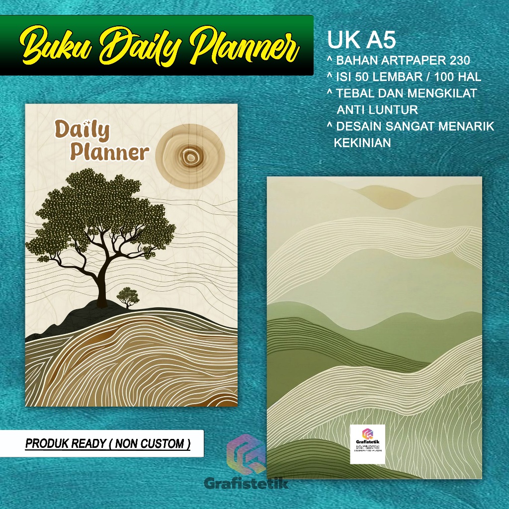 

BUKU DAILY PLANNER BY GRAFISTETIK
