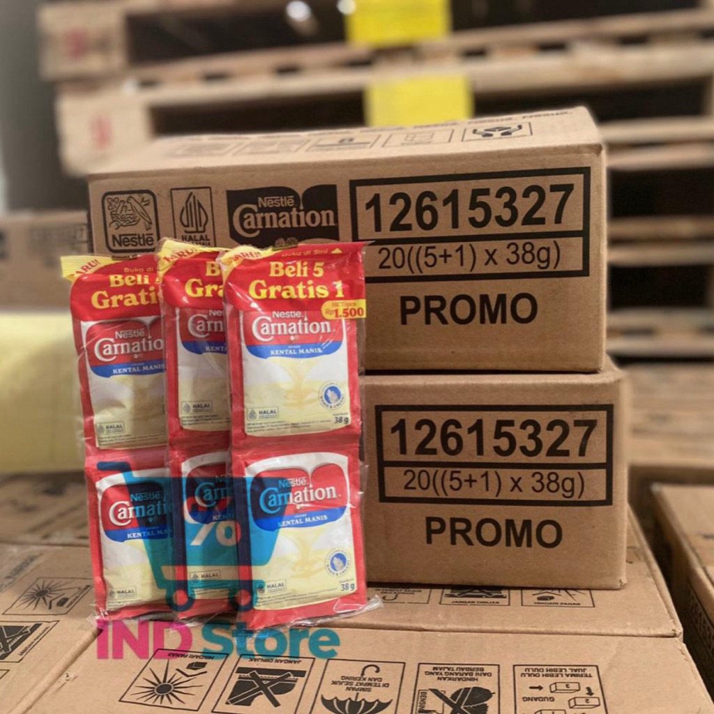 

PROMO!!! Carnation Sachet 1 Karton 20((5+1)x38g) EXP. Desember 2025