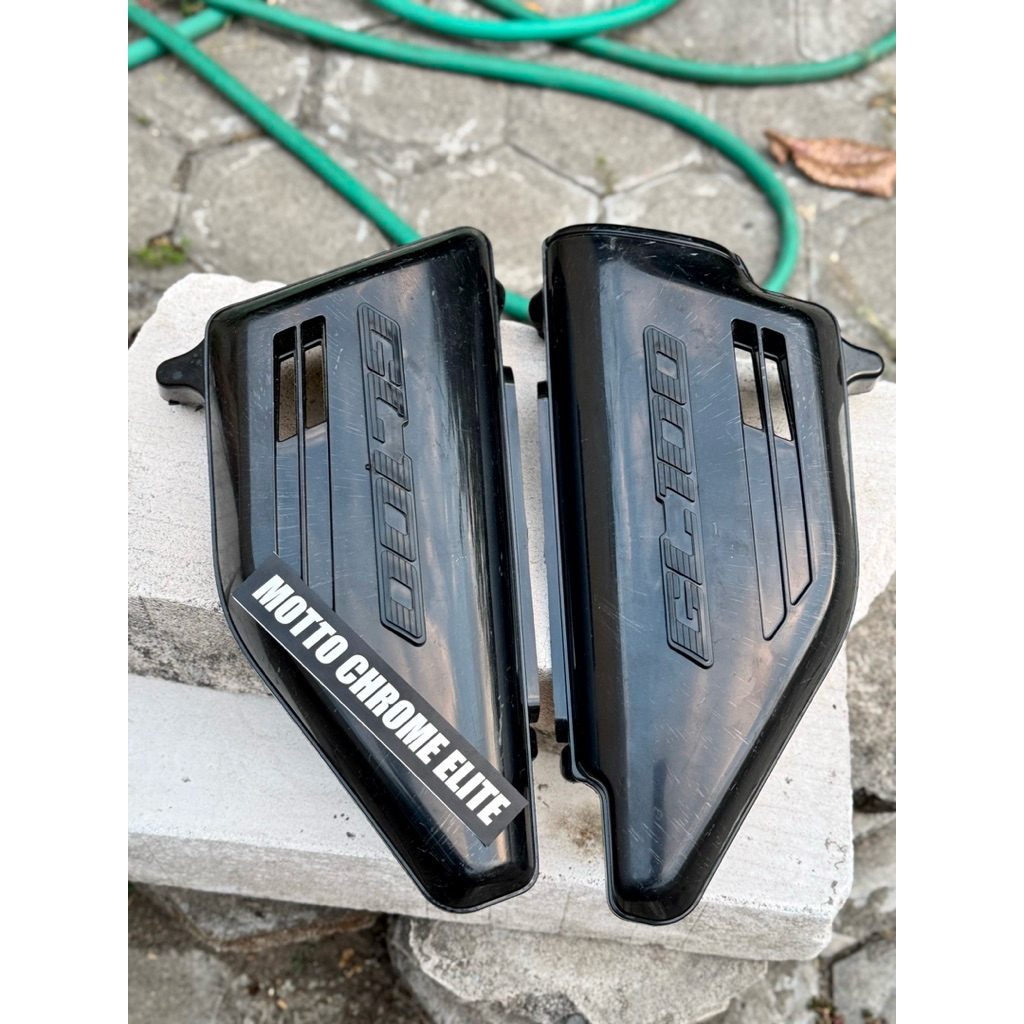 Tepong gl100 gading ori box aki gl100 tutup aki samping gl100 gading ori bagus set kanan dan kiri
