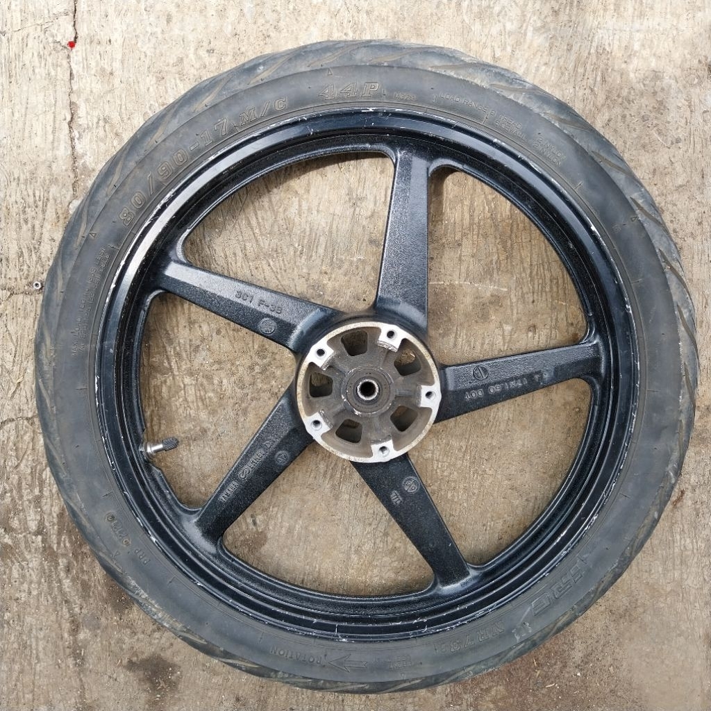 velg standar racing velk depan 17X1.60 original Yamaha 3C1 Vixion old lama