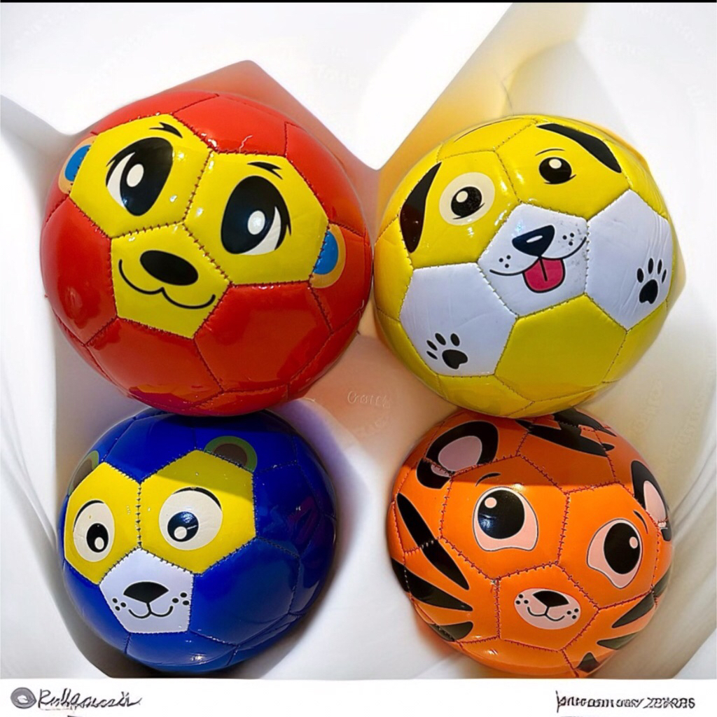 Sepak Bola Anak Motif Hewan Size 2 Bola Kaki Ukuran Kecil Gambar Animal