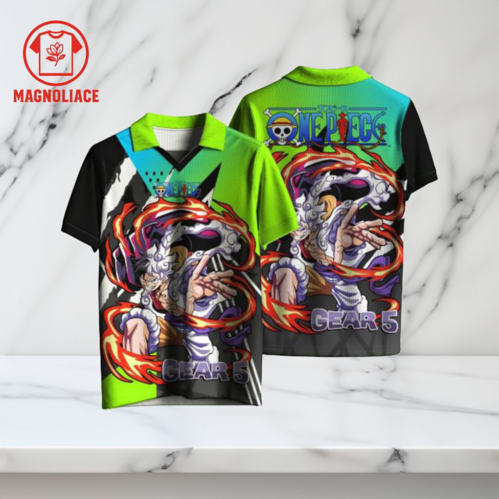 Kaos Jersey One Piece Gear 5 Full Printing Anime One piece / Vintage Retro Full Print