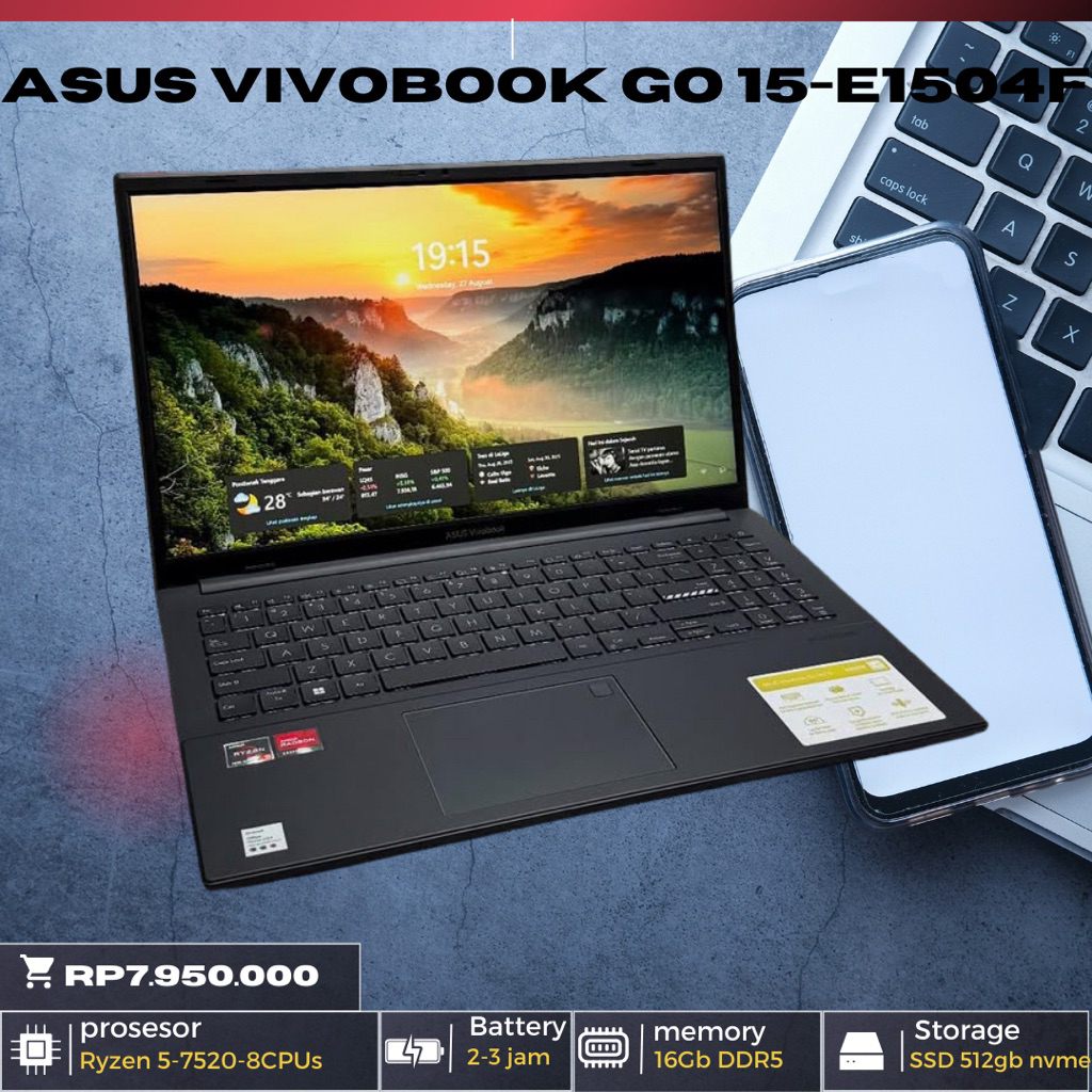 LAPTOP ASUS VIVOBOOK GO-15 A1504F