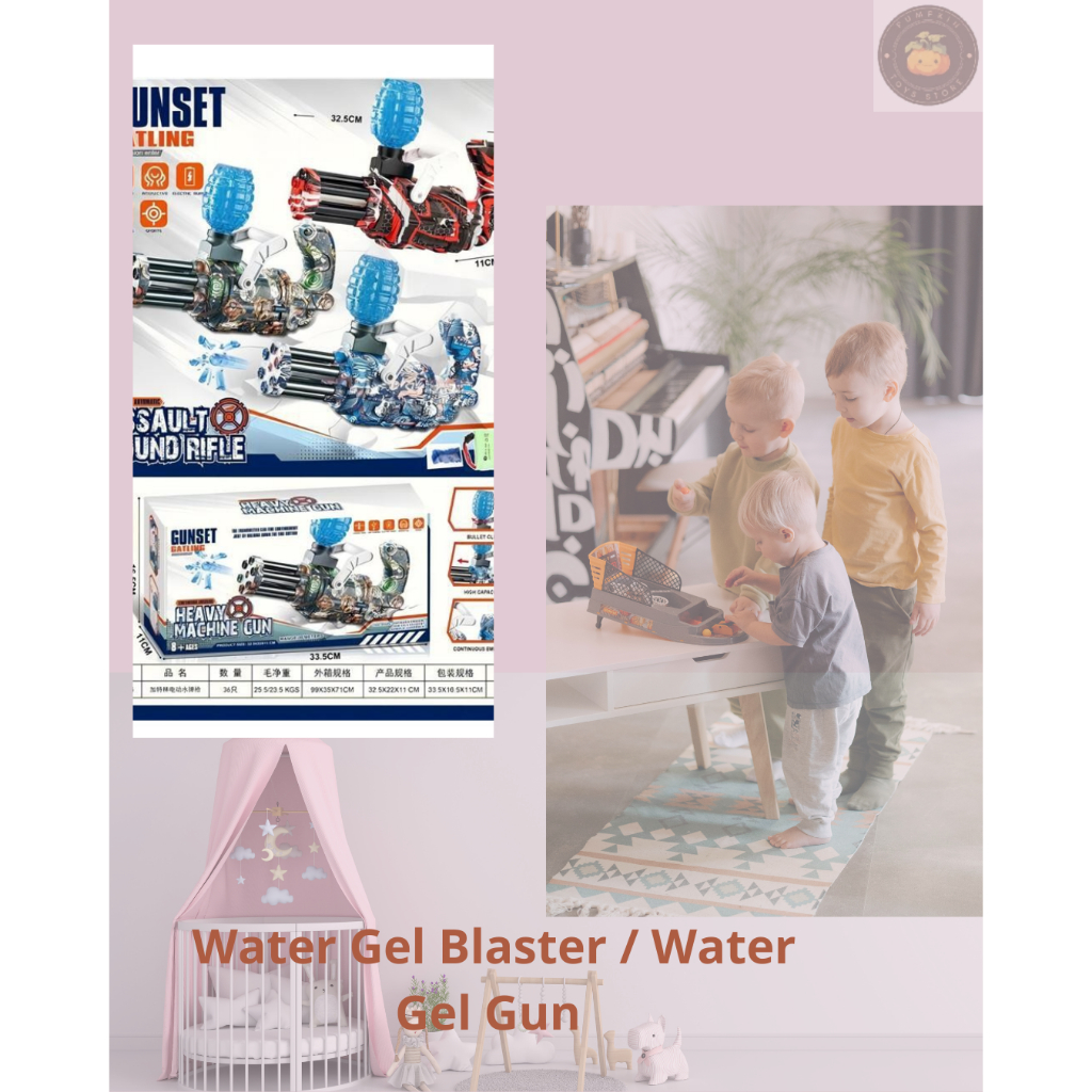 Water Gel Blaster / Water Gel Gun / Sniper Water Gel / Water Gel Blaster Otomatis / Peluru Water Gel