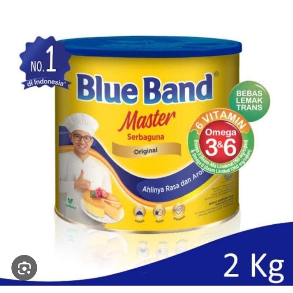 

Blue band Master Original Cake Margarine serbaguna tin 2kg 1pcs