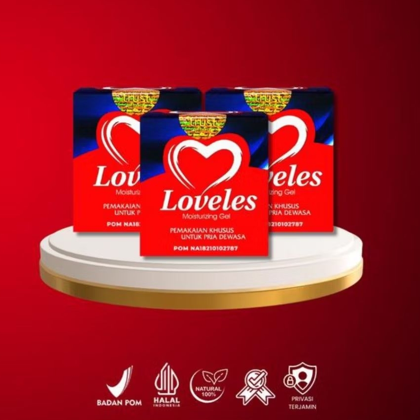 Loveles Original Asli Obat Kuat Pria Tahan Lama Paten Aman Tanpa Efek Samping 100% Bpom