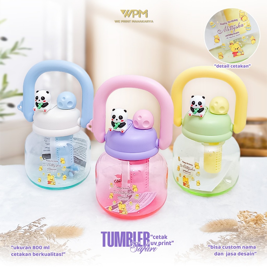 BOTOL MINUM ANAK CUSTOM / CUSTOM BOTOL LUCU / BOTOL ANAK CUSTOM