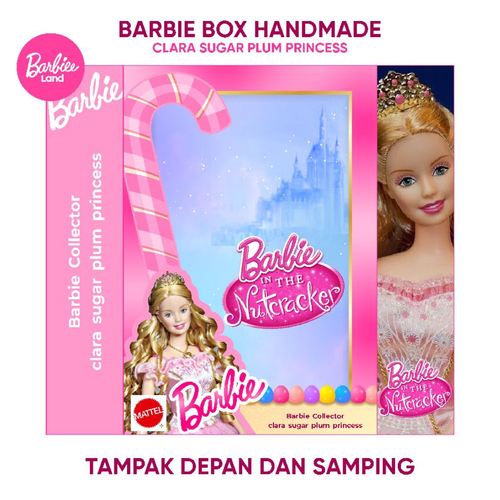 Box Barbie Custom Barbie Box Barbie Princess Clara Barbie in the Nutcrackers