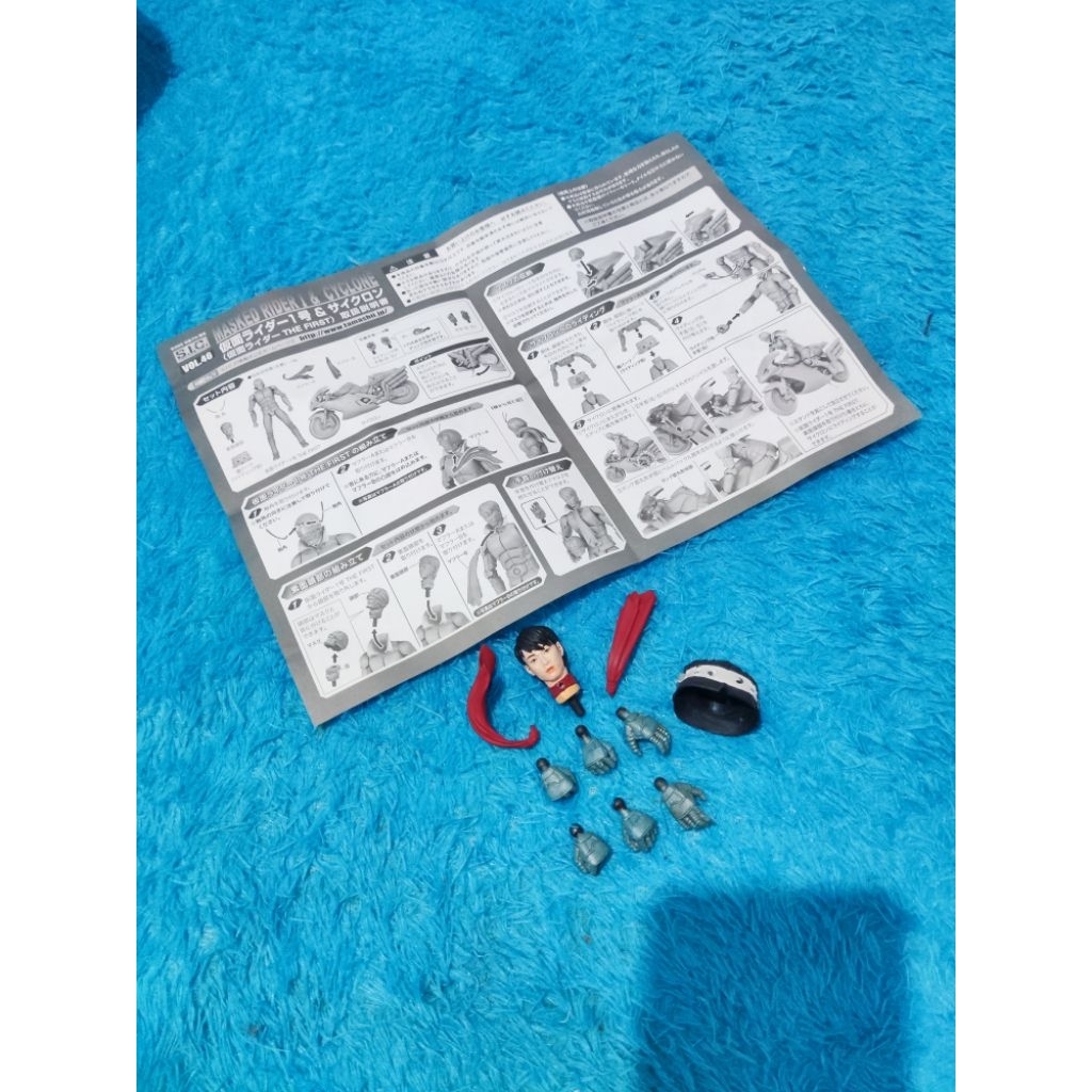 masked rider 1 and cyclone sic action figure