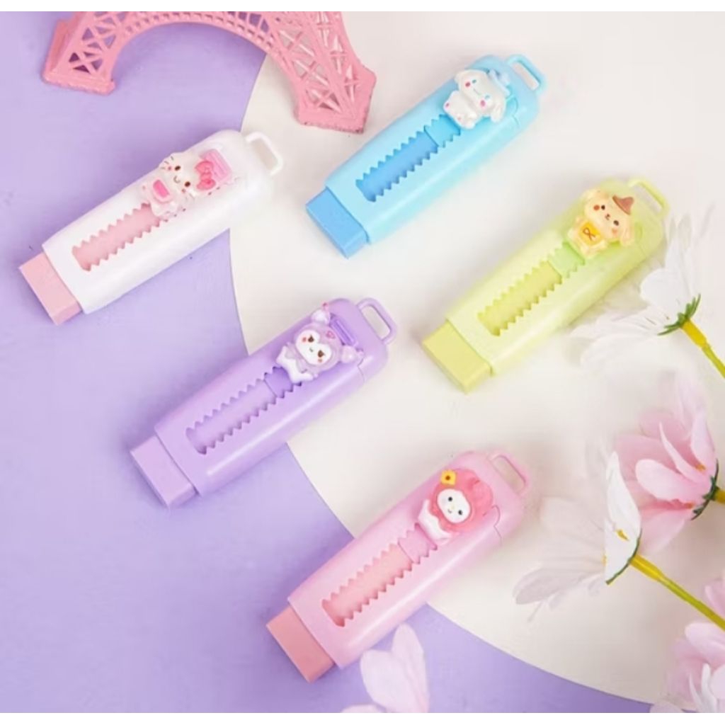 

Penghapus Cutter San San Penghapus Sliding Pastel Lucu Unik Termurah