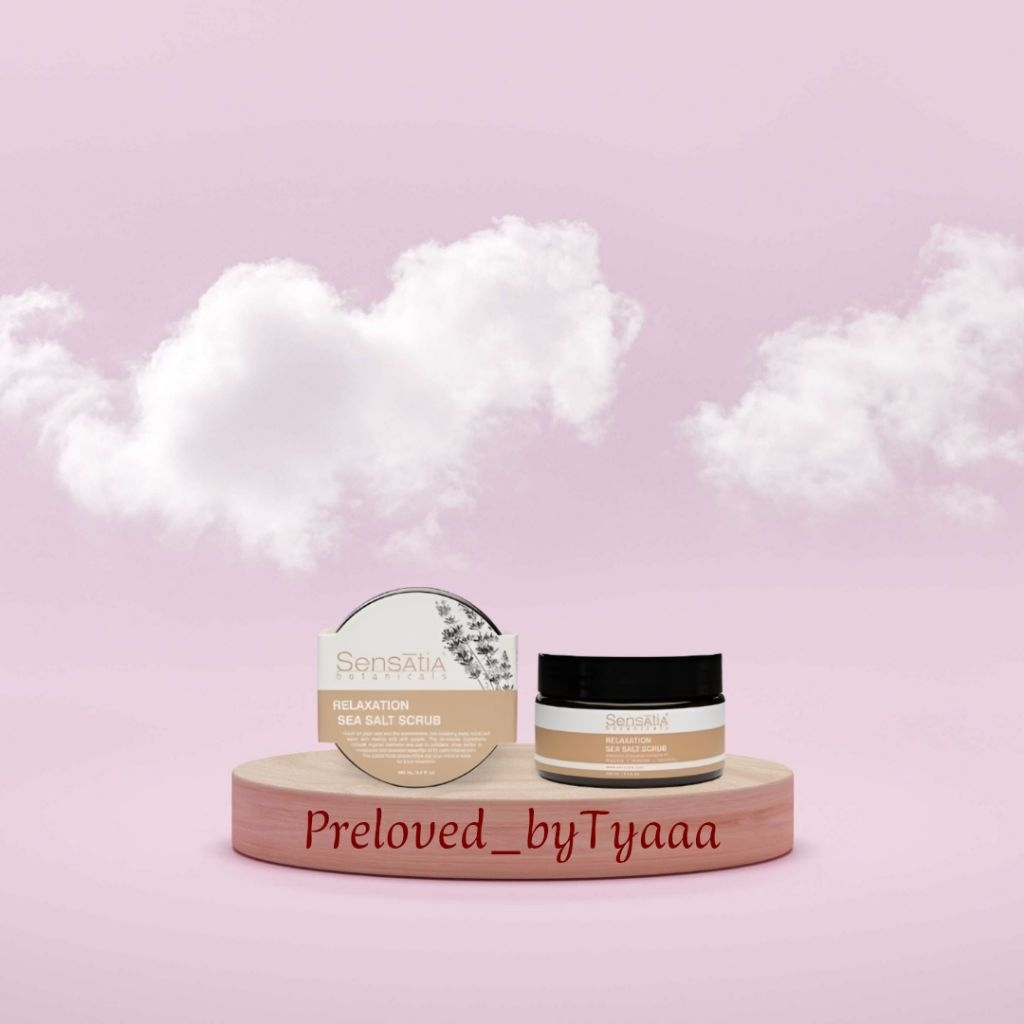 Preloved - New - Sensatia Botanicals Relaxation Sea Salt Scrub-300ml