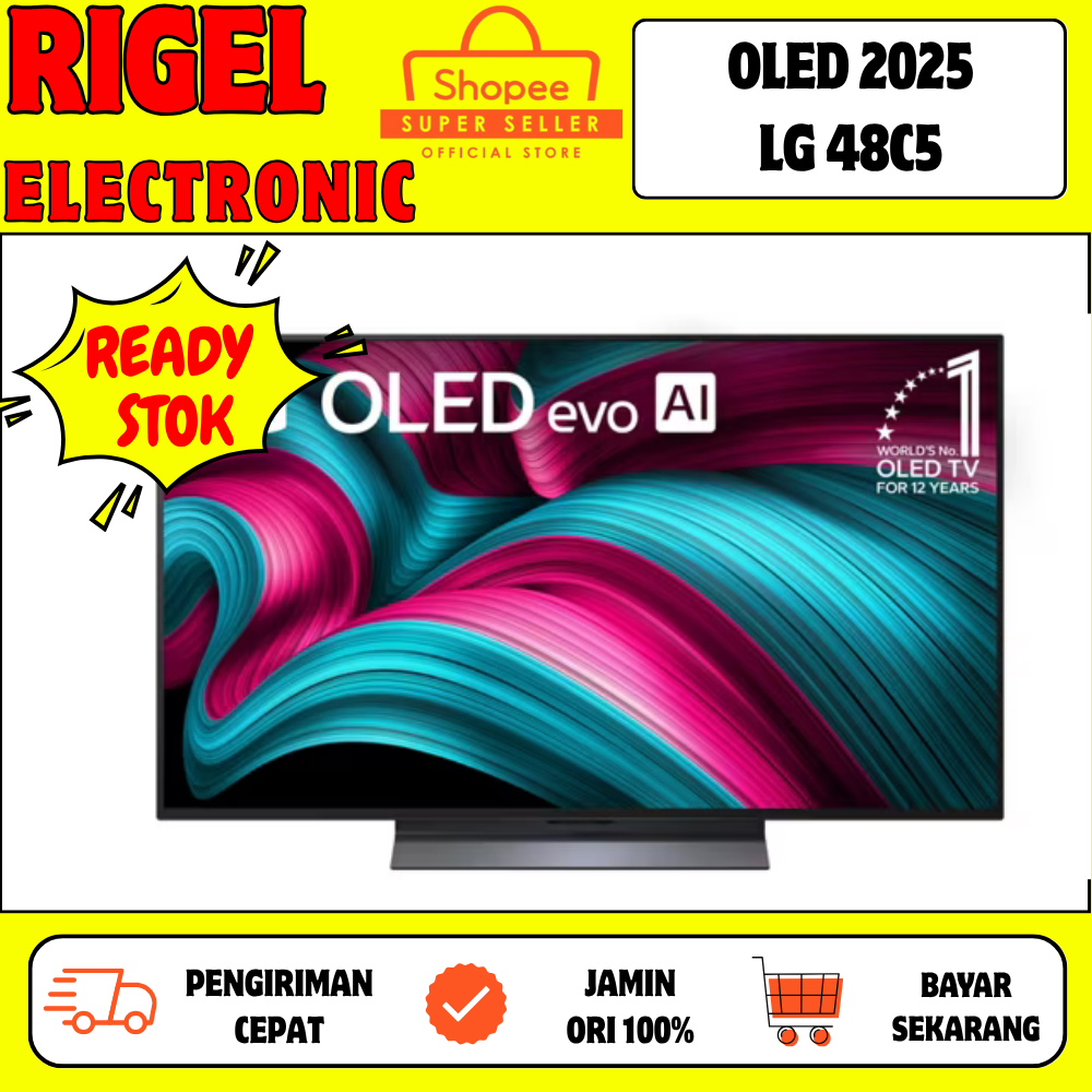 TV LG 48C5 OLED EVO 48 INCH 4K HDR GEN8 SMART TV 2025 OLED48C5PSA
