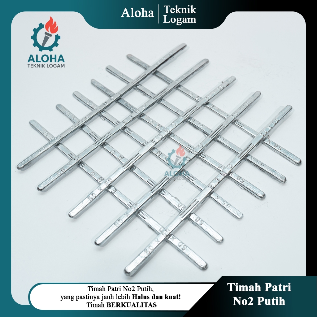 Stik Timah Putih Patri Solder No.2 Kadar 30% Per kg harga termurah Stick Timah Patri Putih Berkualit