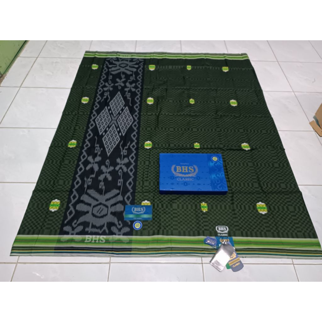 SARUNG BHS SKT DAM HITAM HIJAU KUNING ORIGINAL TERBARU