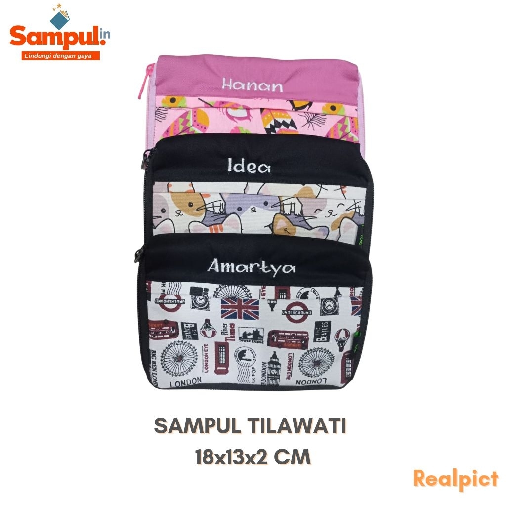 

SAMPUL KHUSUS TILAWATI - SAMPUL/Cover Alquran Makna Besar + Saku ukuran A5, A6, B6, Hadist atau Himpunan