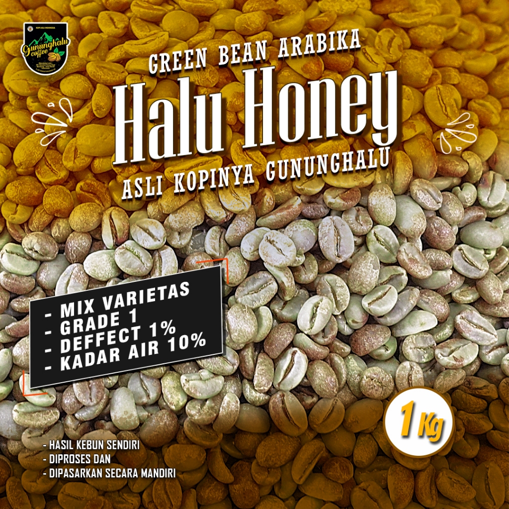 

Arabika - Green Bean - Gunung Halu - Honey Process (crop 2025)
