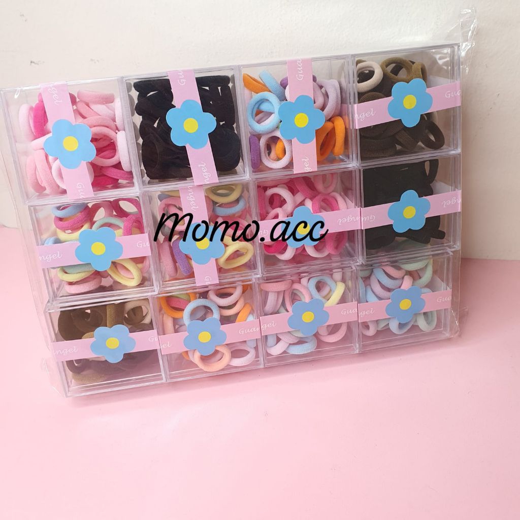 KUNCIRAN DONAT MINI FREE MIKA / KUNCIRAN DONAT MINI  /IKAT RAMBUT MINI KOREA
