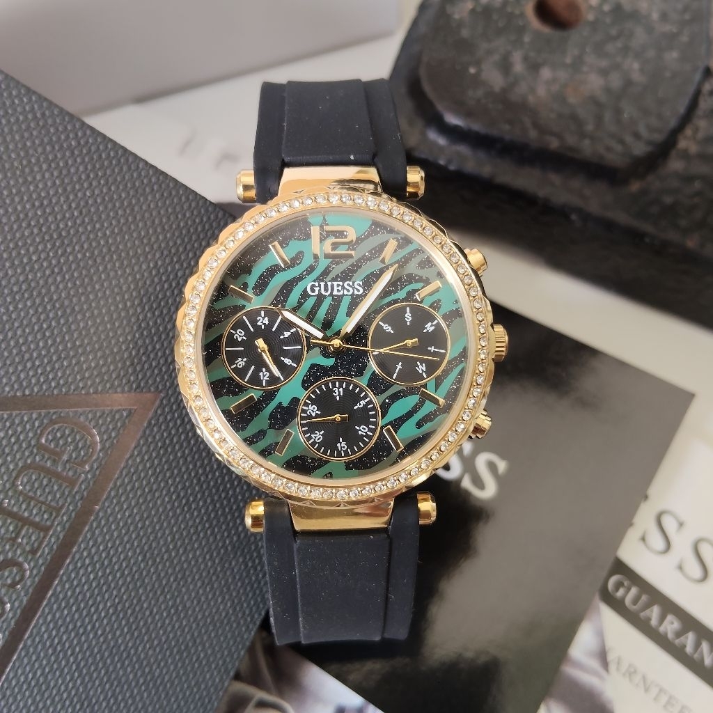 Guess Solstice Chronograph GW0113L1 Original Jam Tangan Wanita Free Box Ori