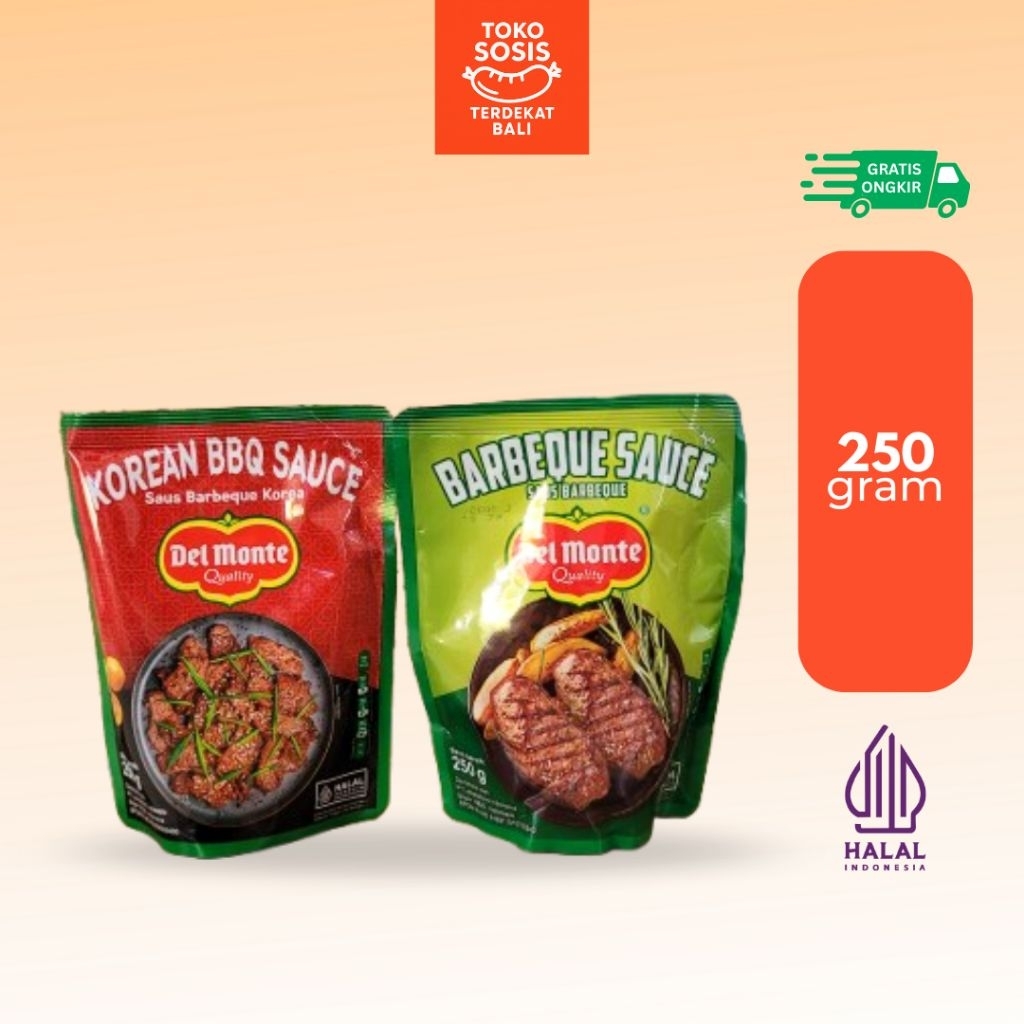 

Delmonte Saus Barbeque Korean BBQ 250gr