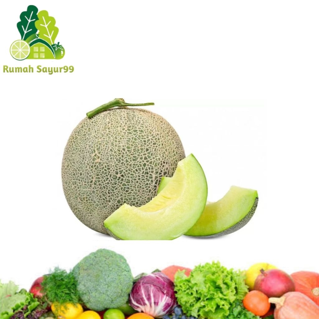 

Melon hijau segar buah melon ijo seger perbuah