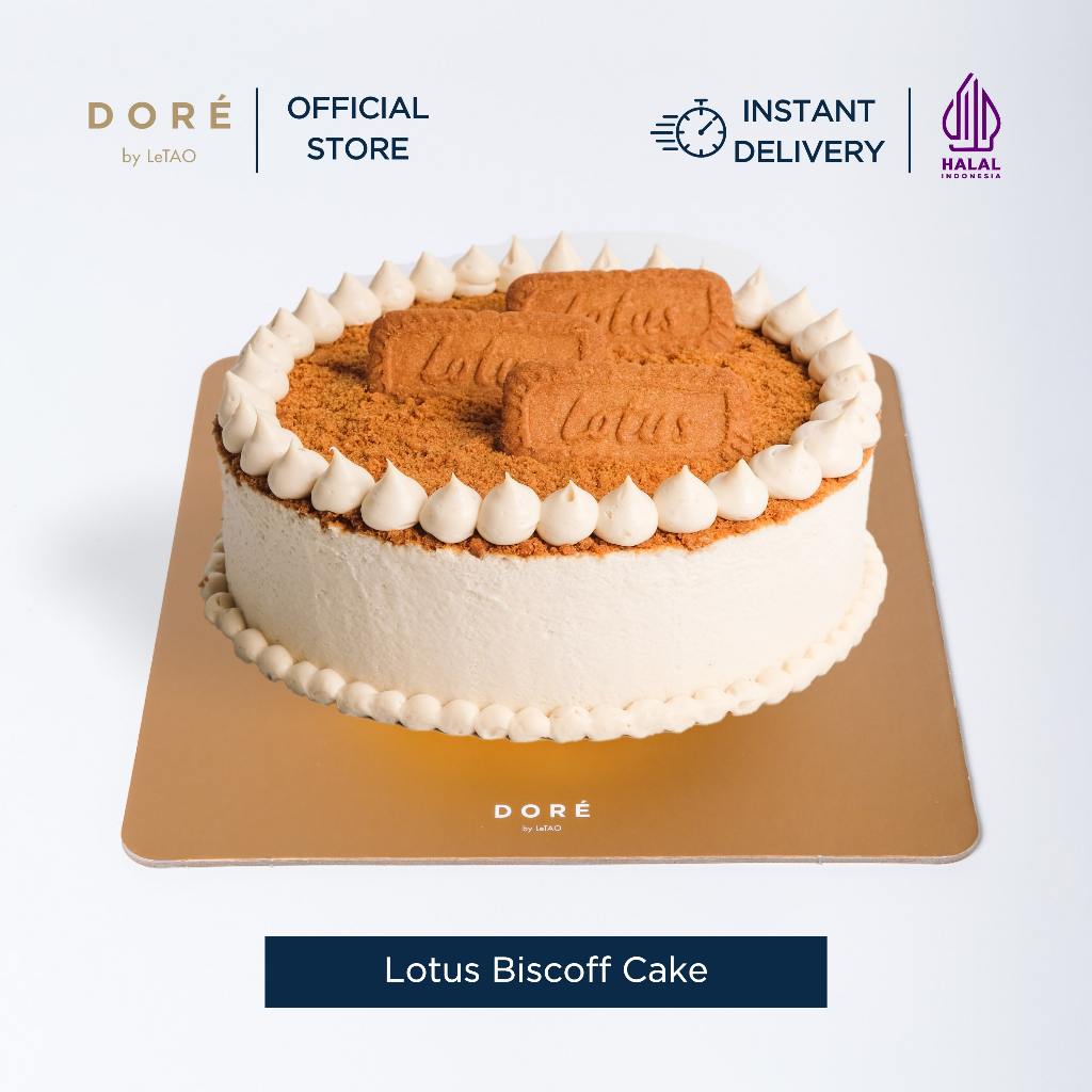 

DORE by LeTAO Lotus Biscoff - Kue Ulang Tahun