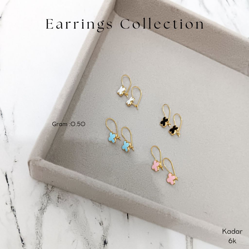 Anting Dewi Van Cleef | Kadar 6k