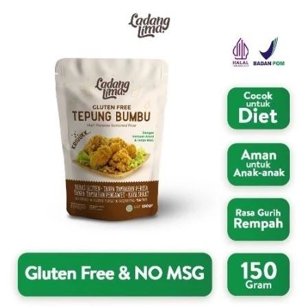 

Ladang Lima Tepung Bumbu Serbaguna 150 Gram - Tepung Gluten Free