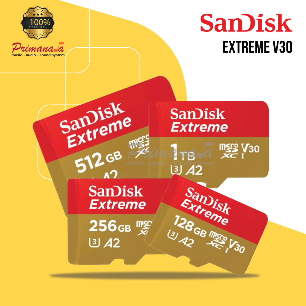 Sandisk Micro SD Memori External 128GB 256GB 512GB 1TB Original
