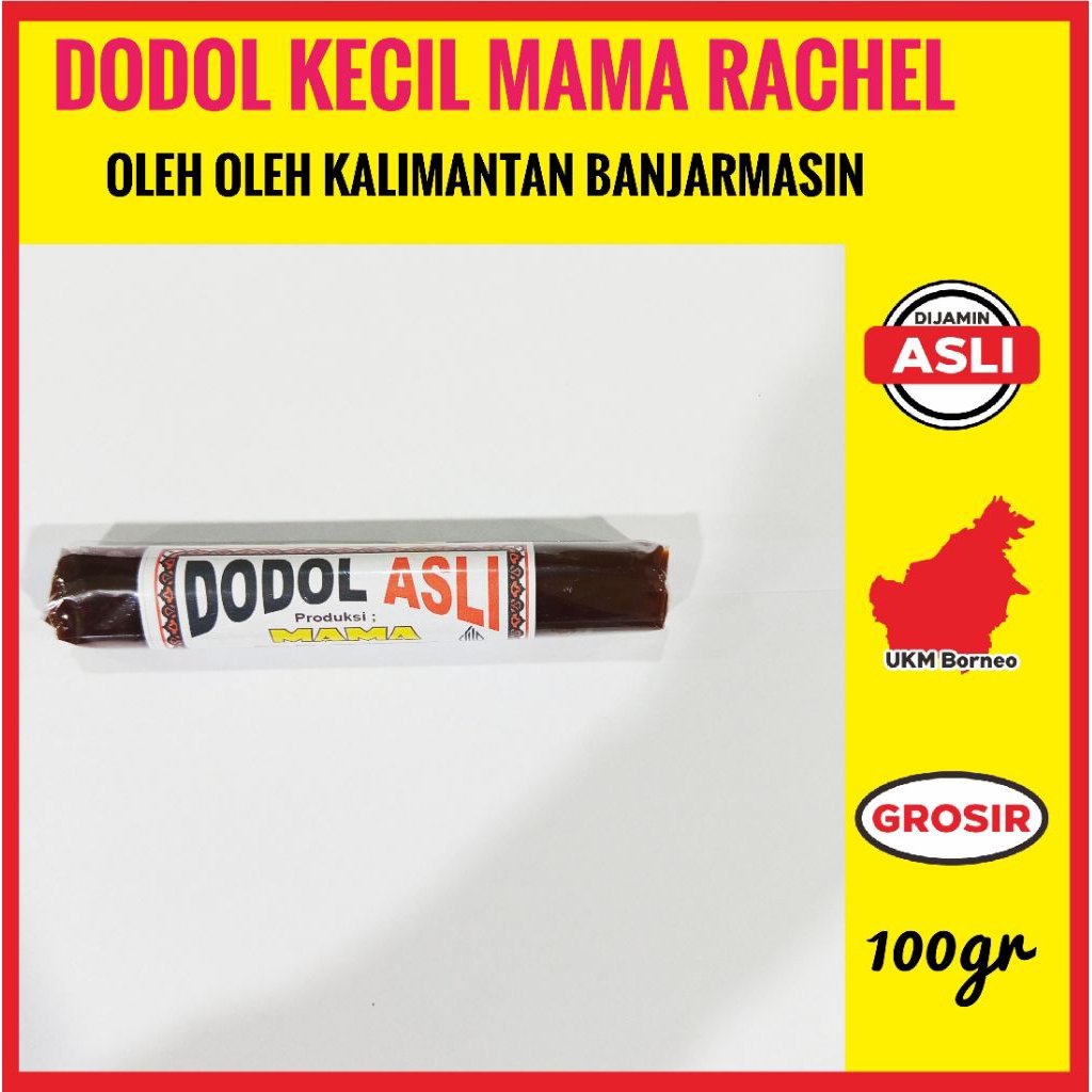 

Dodol Mama Rachel Kemasan Panjang Oleh Oleh Banjarmasin Kalimantan