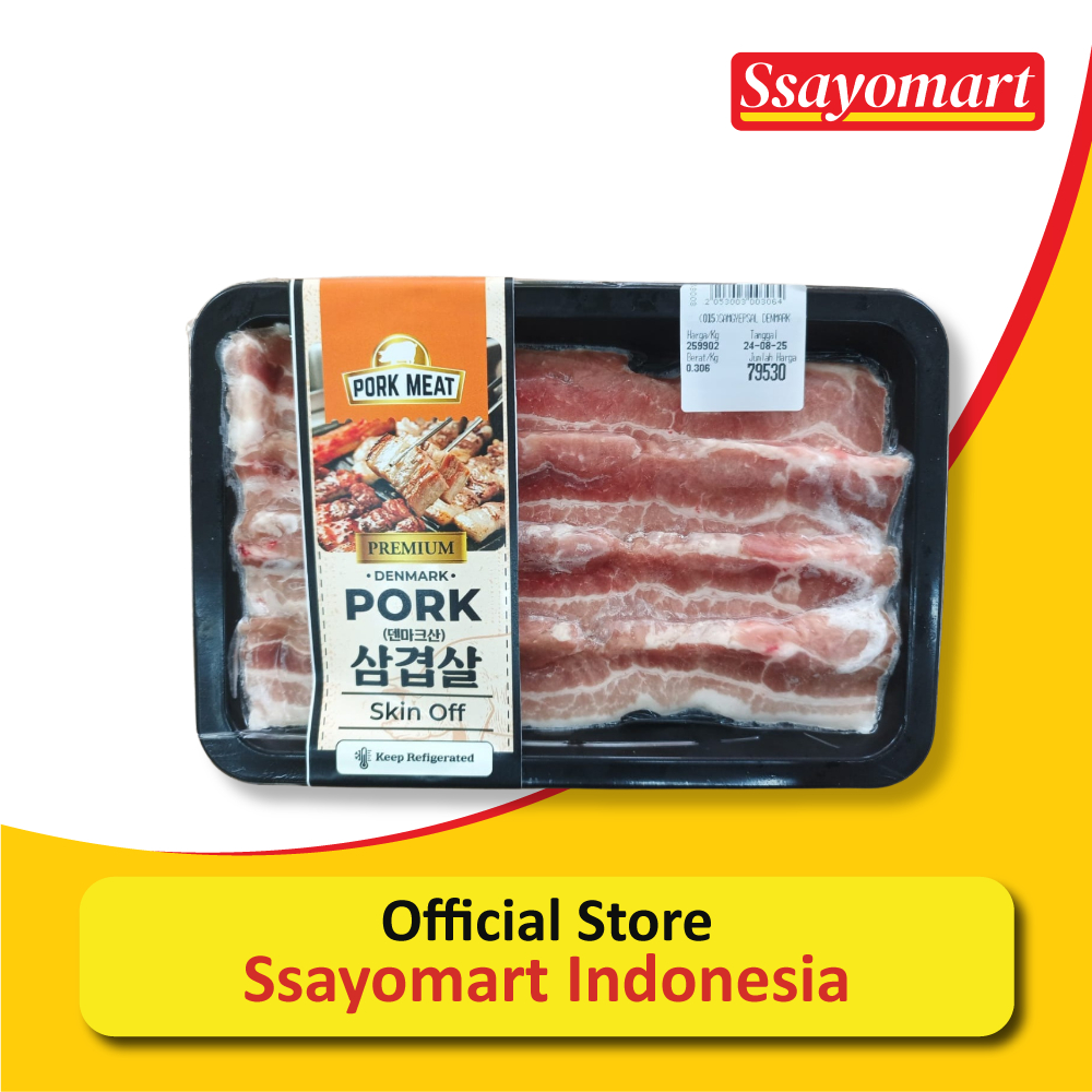 

DAGING BABI PREMIUM / DENMARK PORK SKIN OFF / DAEPAE SAMGYEOPSAL 500GR / BULJIB SAMGYEOPSAL 800GR