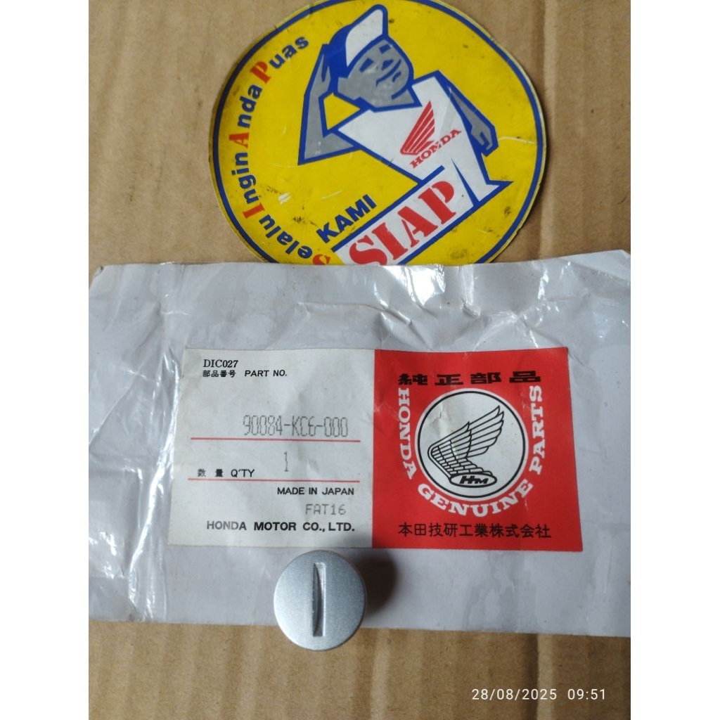 baud baut cap intip kecil tutup cover blok block magnat kiri spull spul honda gl100 gl 100 series cd