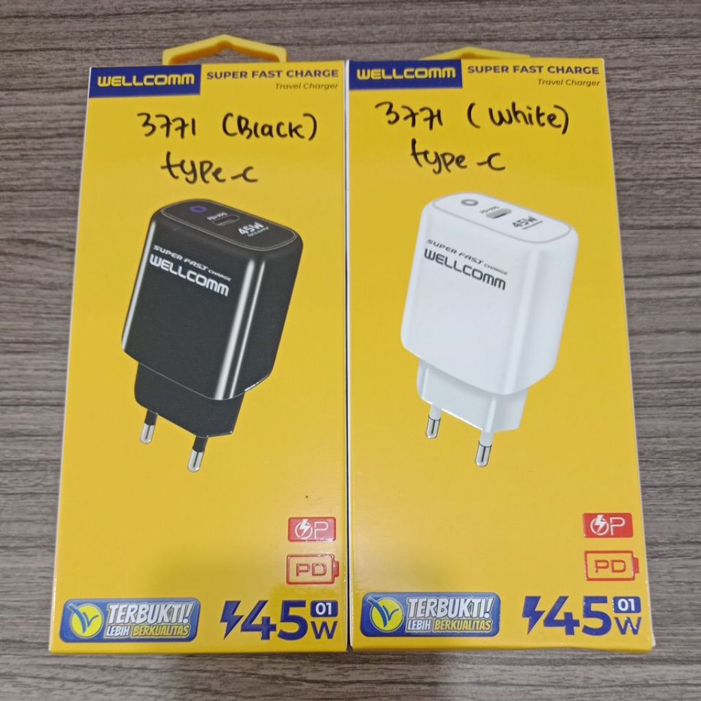 CHARGER WELLCOMM SUPER FAST CHARGER TYPE-C