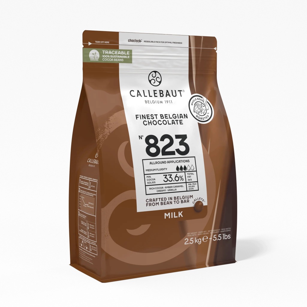 

CALLEBAUT BALANCED MILK, COCOA & CARAMEL TASTE 823 REPACK 100/250 GRAM