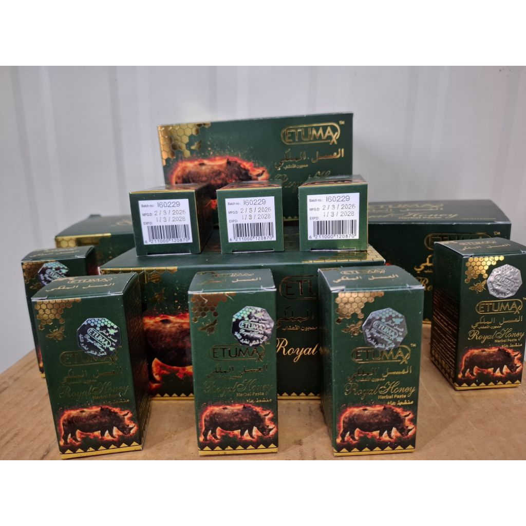 

ETUMAX ROYAL HONEY ( madu badak ) asli dari lebanon syiria 100% original ready