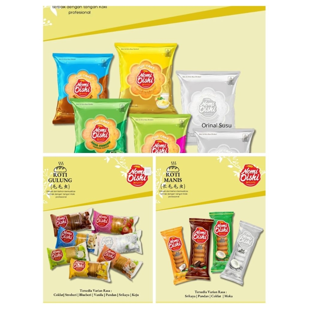 

Roti enak NOMI OISHI