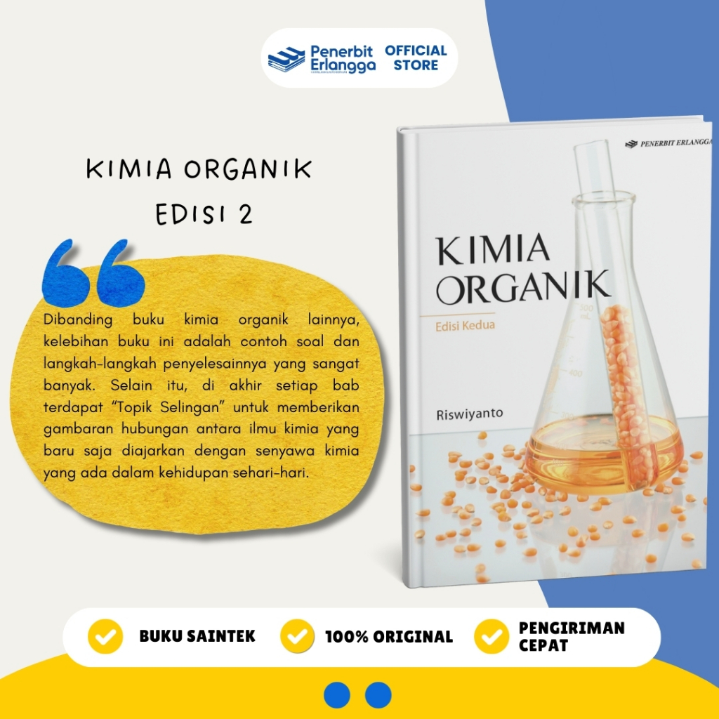 [Erlangga Official] Kimia Organik Edisi 2 - Riswiyanto