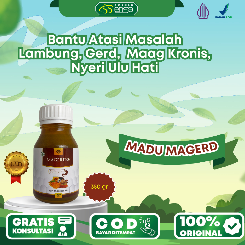 

Madu Magerd - Solusi atasi masalah pencernaan - Gerd