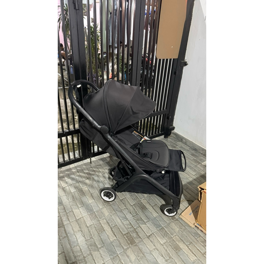 preloved stroller bugaboo butterfly v1 black