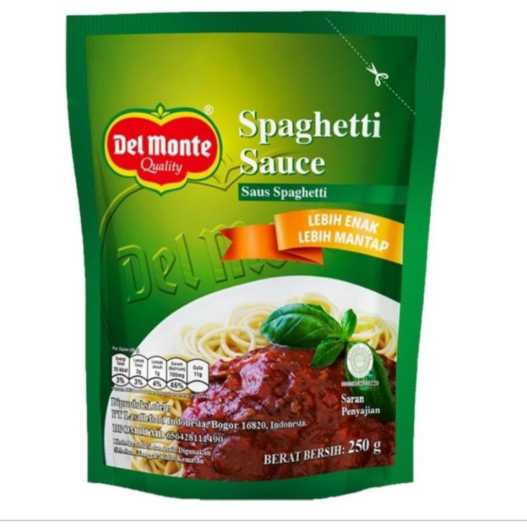 

Del monte spaghetti sauce - 250gr