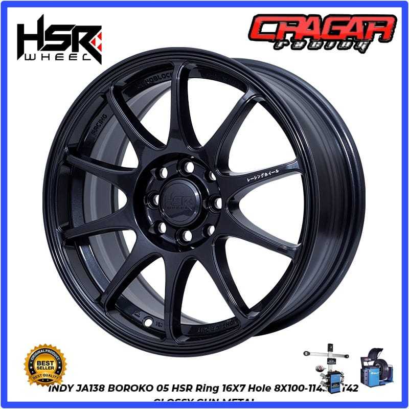 Velg Mobil Hsr Indy Ring 16 Buat Raize Rocky Baleno Ignis Jazz Vios Swift dll