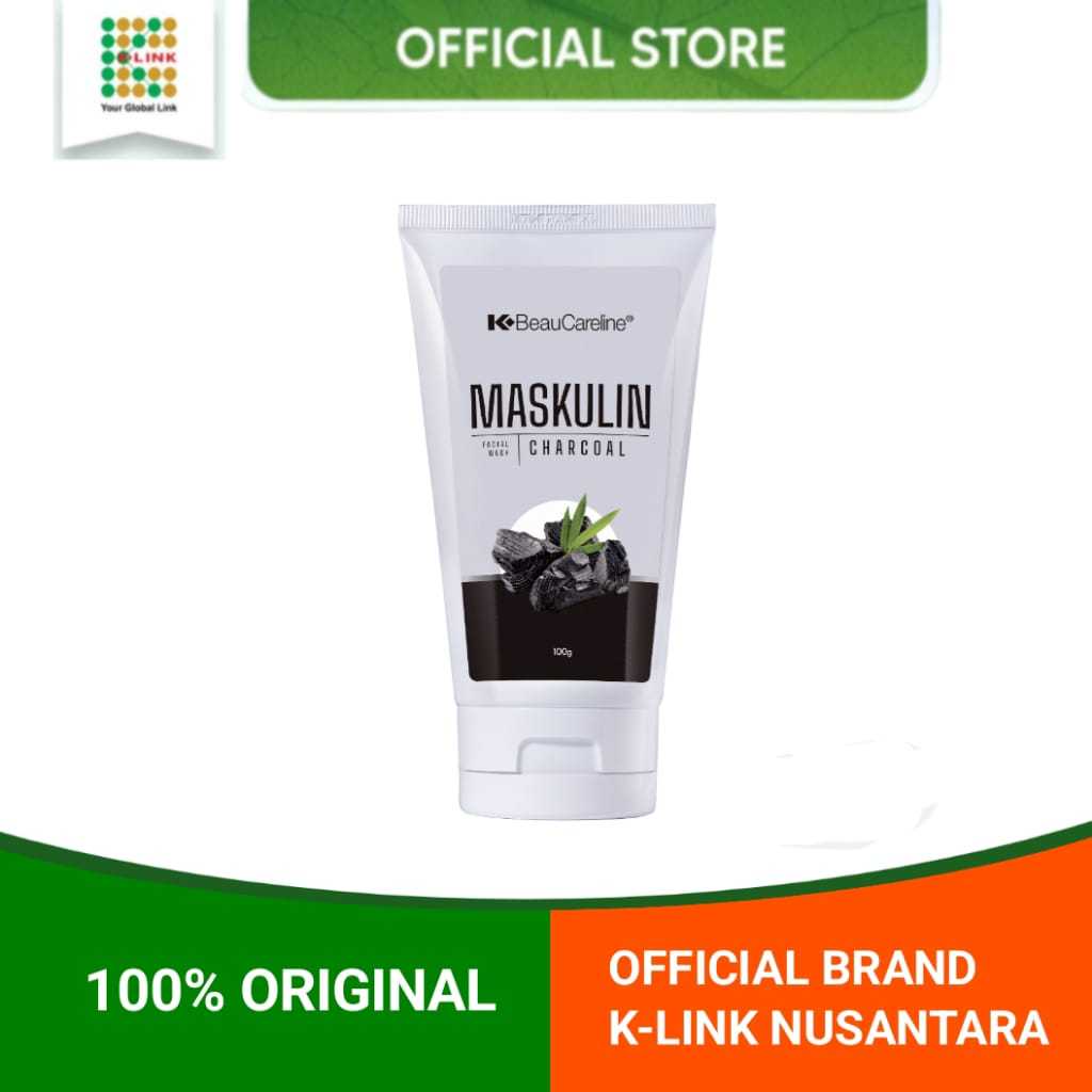 𝗢𝗙𝗙𝗜𝗖𝗜𝗔𝗟 𝗦𝗧𝗢𝗥𝗘.K-BEAUCARELINE MASKULIN CHARCOAL FACIAL WASH.MASKULIN KLINK.MASKULIN FACIAL WASH ORIG