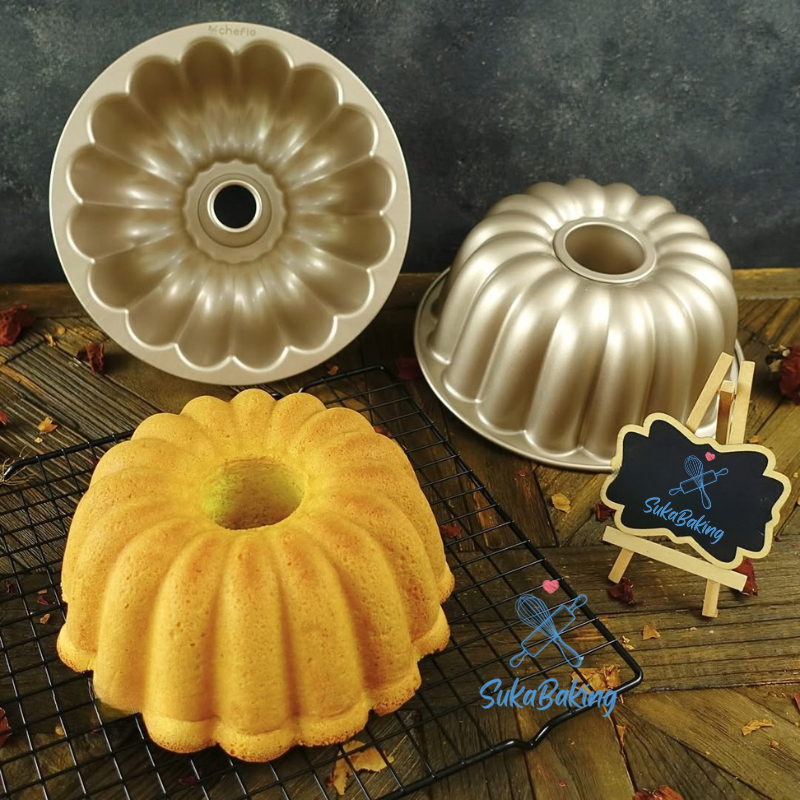 [READY] Loyang Marmer Cake Elegant Mini Classic 18cm - Loyang Marmercake Kecil - Loyang Sultan Class