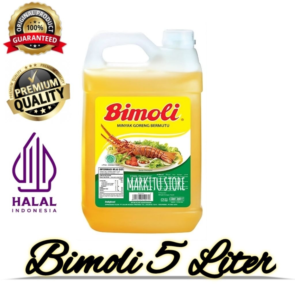

Bimoli Minyak Goreng Bermutu 5 Liter-Kemasan Jerigen