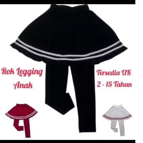 Rok legging anak rok olahraga anak cewek murah adem terbaru