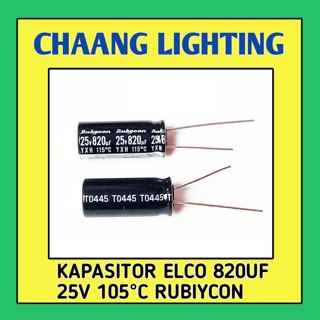 820UF 25V KAPASITOR ELKO 820UF 25V CAPASITOR ELCO 820UF 25V ELCO 820UF 25V 105°C