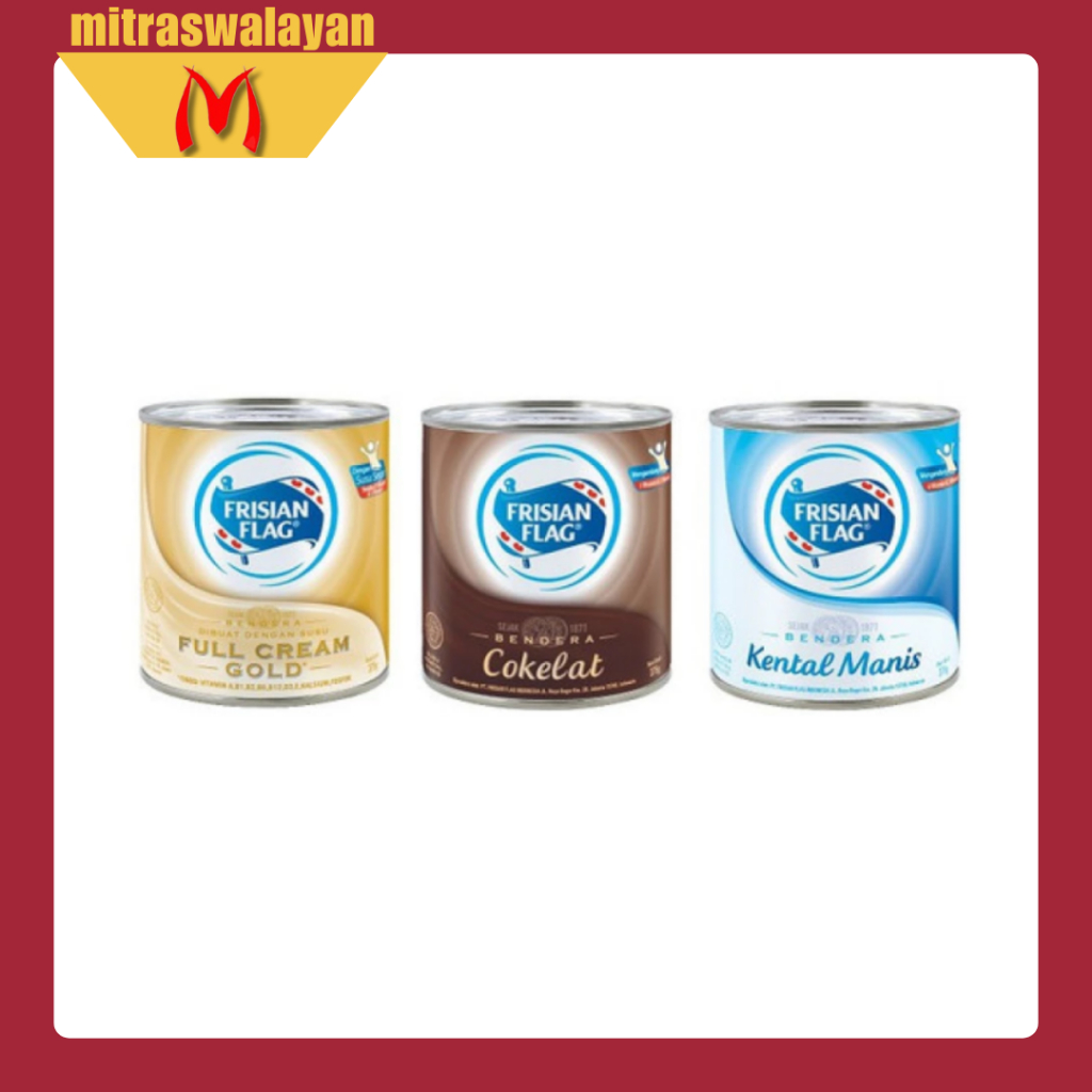 

FRISIAN FLAG Susu Kental Manis Kemasan Kaleng 370 gr